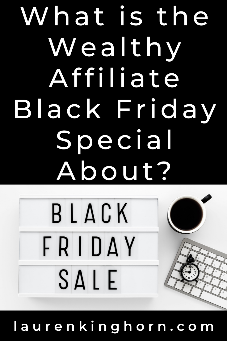 If you're looking to find legitimate ways to earn money online, you'll want to look into Wealthy Affiliate's Black Friday special. That's why I shot this quick video. #WealthyAffiliate #BlackFridaySpecial #NicheWebsites #EarnMoneyOnline #AffiliateMarketing #OnlineMarketingTraining #AffiliateMarketingTraining #WhatistheWealthyAffiliateBlackFridaySpecialAbout