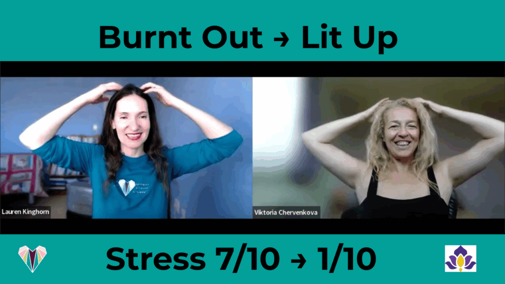 EFT Tapping to Relieve Burnout | Live Demo to Release Stress in Minutes | EFT Tapping to Relieve Burnout Live Demo to Release Stress in Minutes Lauren Kinghorn Viki Chervenkova