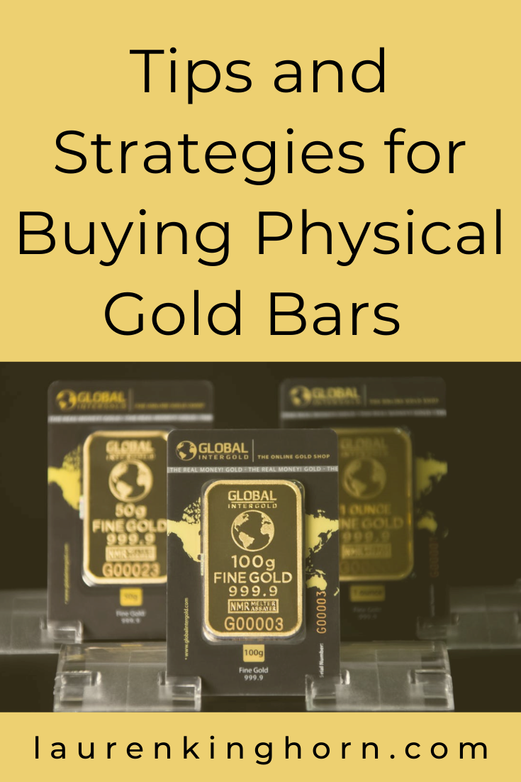 Where do you invest your money? Have you considered buying gold bullion? Here are some tips and strategies for buying physical gold bars. #tipstobuyinggold #howtobuygold #buyinggoldbullion